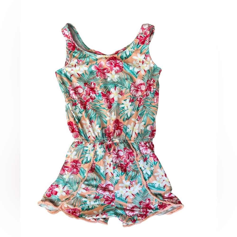 Bobbie Brooks Tropical Floral Kids Romper
